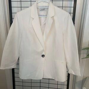 Kasper Women's white lined Blazer sz xl. Like new